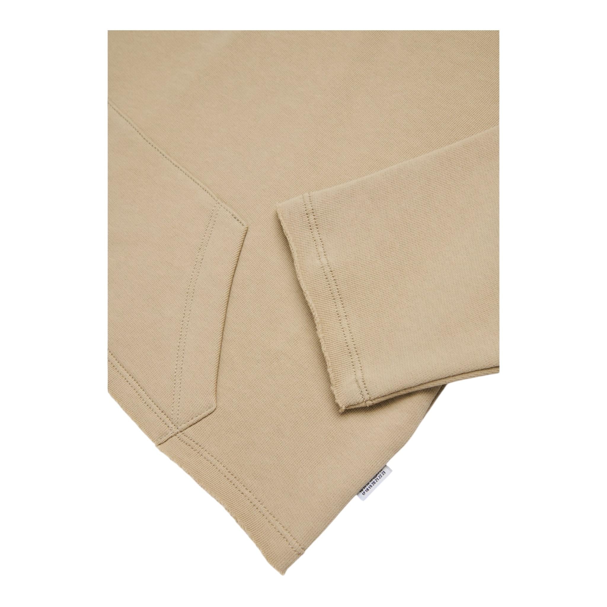 Maison Margiela Felpa Tinta Unita con Cappuccio per Bambina M60802 BEIGE MAISON MARGIELA 