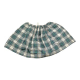 PICCOLA LUDO gonna tricolore con fantasia a quadri Verde per Bambina BS9WB027 VERDE PICCOLA LUDO 