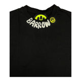 Barrow Kids T-Shirt Girocollo Tinta Unita Con Stampa Nero Per Bambino