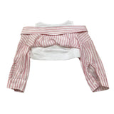 U+È Top Canotta-Camicia Bicolore per Neonata UE1781 BIANCO/ROSA U+è 