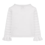 Guess Cardigan Tinta Unita con Trasparenze per Neonata K4RR03Z3CJ0N BIANCO GUESS 