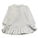 FUN & FUN abito felpa tinta unita manica lunga con orso Bianco per Neonata FNDR00355 BIANCO FUN & FUN 