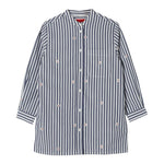 Max&Co. Abito Modello Camicia Bicolore con Fantasia A Righe per Bambina MX0119 BIANCO MAX&Co. 