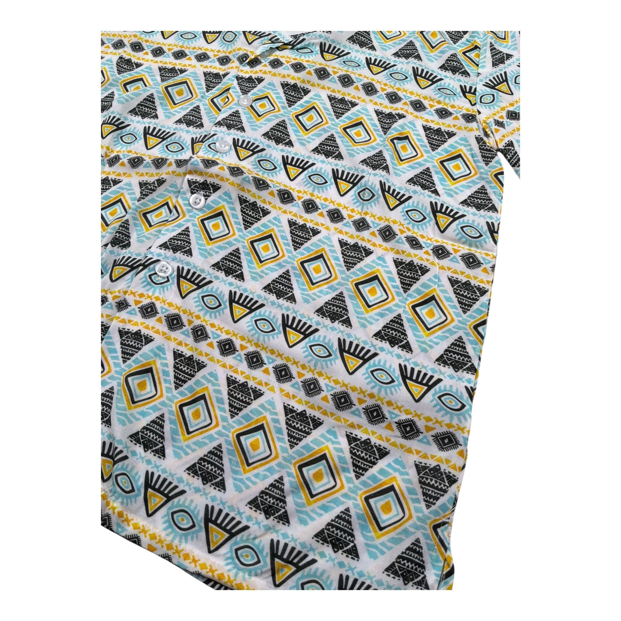 F**K Camicia Tinta Unita Mezza Manica con Fantasia per Bambino FJ25J02CA60X13 BIANCO F**K 