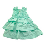 Twinset Abito Giromanica Tinta Unita per Bambina 231GJ2Q5F VERDE ACQUA TWINSET 