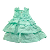 Twinset Abito Giromanica Tinta Unita per Bambina 231GJ2Q5F VERDE ACQUA TWINSET 