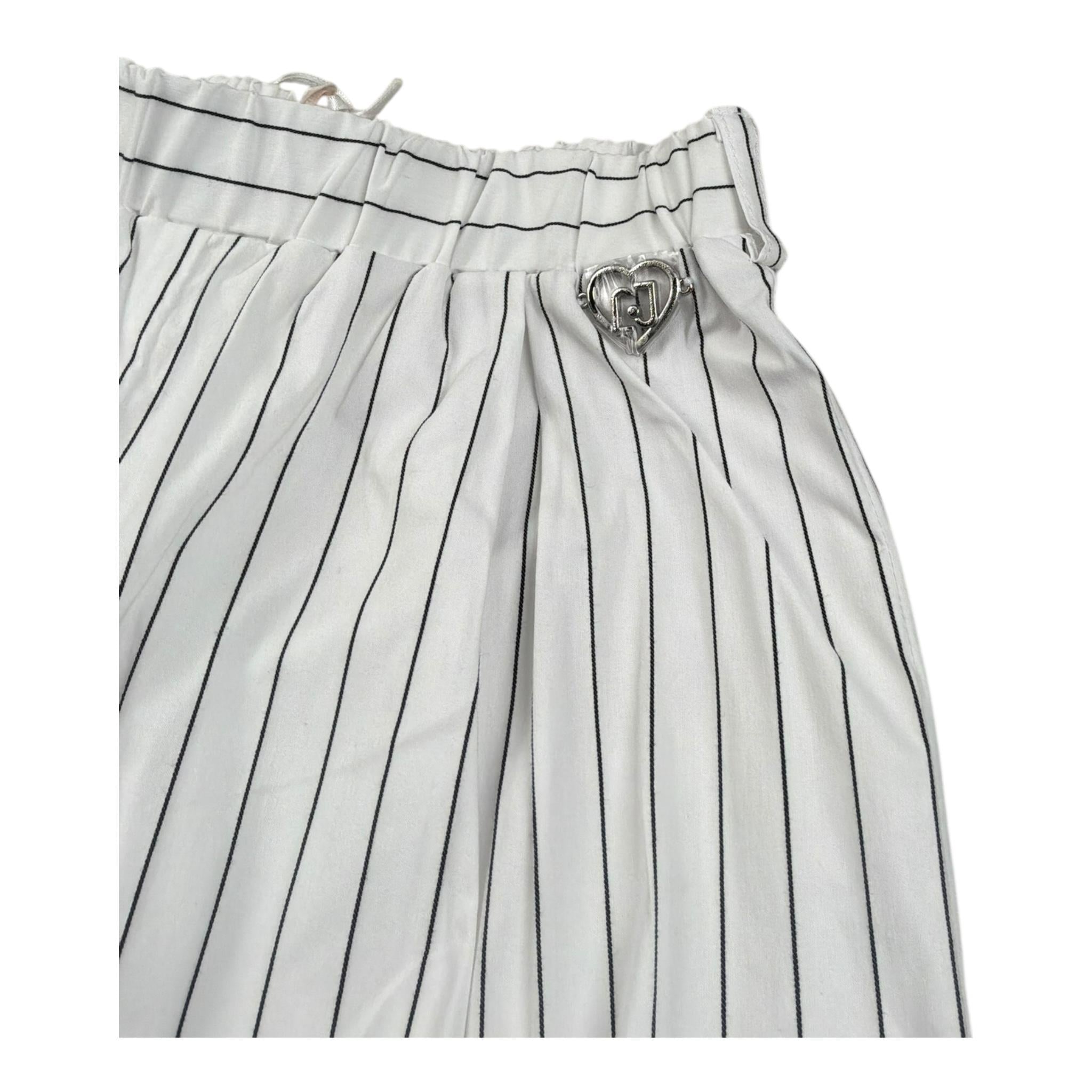 Liu Jo Pantalone Modello Palazzo per Bambina KA5057 BIANCO LIU JO 
