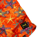 F**K Costume Modello Boxer Tinta Unita con Stampa per Bambino FJ242040X04 ARANCIONE F**K 