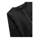 Guess Giubbino In Ecopelle Modello Crop con Zip per Bambina J4RL06WE8D0 NERO GUESS 