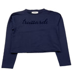 TRUSSARDI complet 2 pezzi shirt-pantalone zampa Blu per Bambina TGA25013CJ BLU TRUSSARDI 