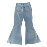 Liu Jo Jeans A Zampa Tinta Unita con Girovita Regolabile per Bambina GA5213 AZZURRO LIU JO 