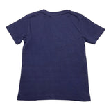 Cesare Paciotti T-Shirt Tinta Unita Girocollo Con Stampa Logo Blu Per Neonato