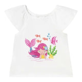 Mayoral Completo 3 Pezzi 2 T-Shirt-Short per Neonata 1232XXX BIANCO MAYORAL 