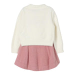 LIU JO completo 2pz maglia-gonna bicolore Bianco/rosa per Bambina KF4126X BIANCO/ROSA LIU JO 