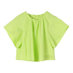 Maison Margiela Camicia Tinta Unita per Bambina M60760 VERDE MAISON MARGIELA 
