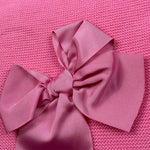 Cnd Coperta Tinta Unita con Fiocco per Neonata 55725010 FUXIA CND 