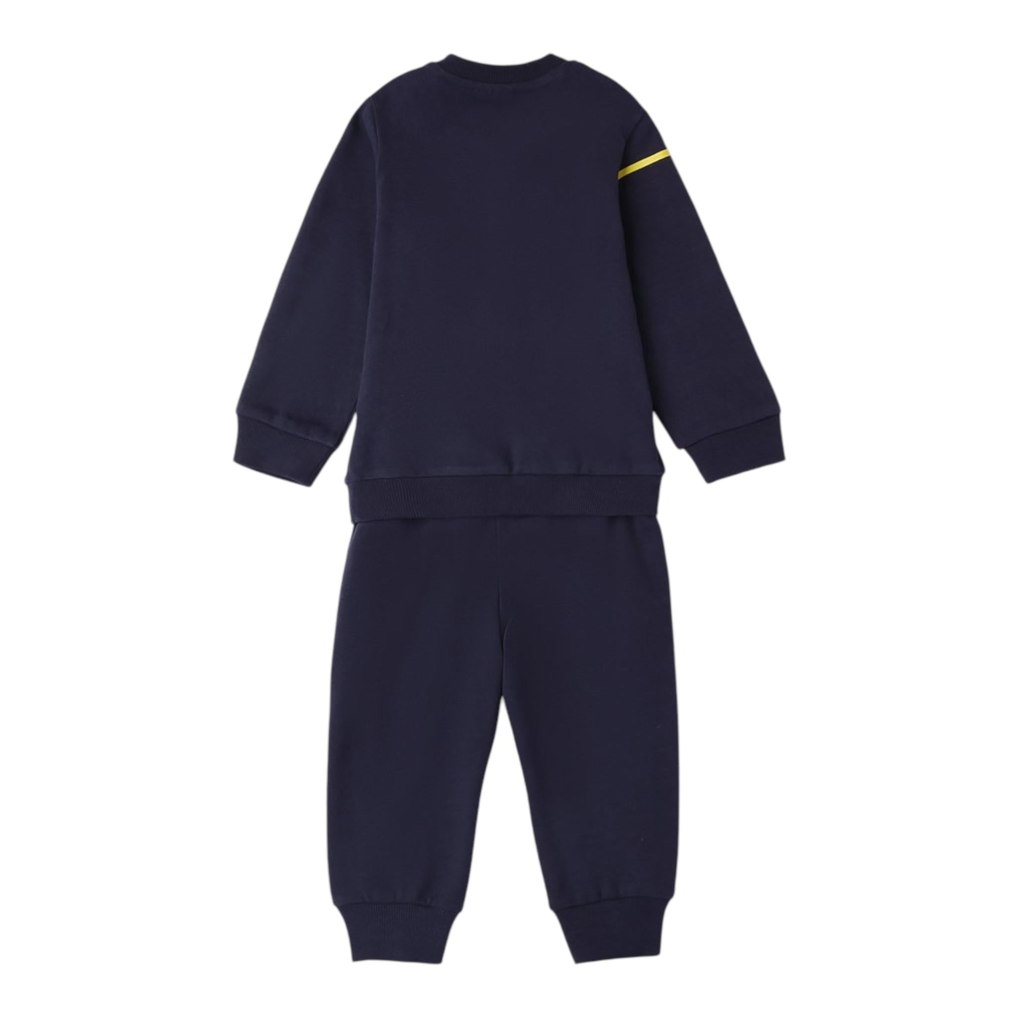 SARABANDA completo 2pz felpa-pantalone tinta unita Blu per Bambino A000J BLU SARABANDA 