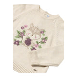 MAYORAL maglia tinta unita con stampa Beige per Bambina 2323X BEIGE MAYORAL 