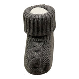 MARTIN ARANDA babbucce tintaunita con ricami Grigio per Neonato L02310067 GRIGIO MARTIN ARANDA 