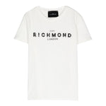 JOHN RICHMOND t-shirt girocollo tinta unita con stampa Bianco per Bambina RGA24055TS BIANCO JOHN RICHMOND 