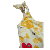 Carlotta Vindice Costume Intero tinta unita con Stampe con Bandana Giallo per Neonata TAC3N GIALLO CARLOTTA VINDICE 