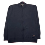EMPORIO ARMANI cardigan tinta unita con zip Blu per Bambino 6G4M55 BLU EMPORIO ARMANI 