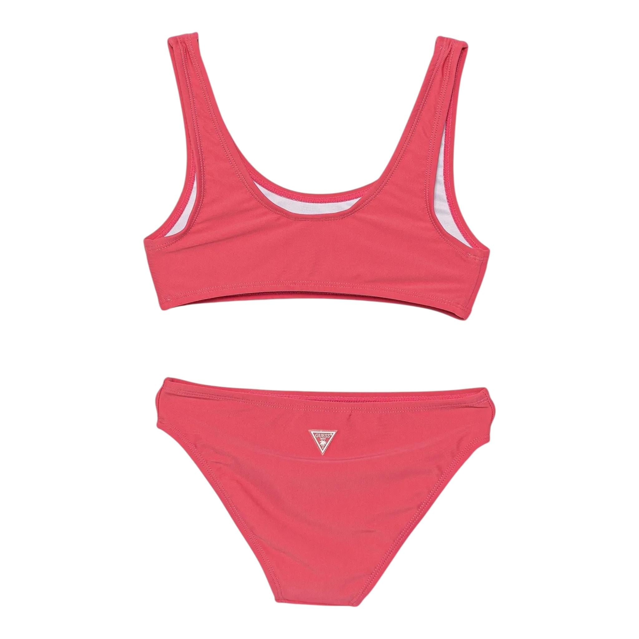 Guess Costume 2 Pezzi Fascia-Mutandina per Bambina J5GZ00 ROSA GUESS 
