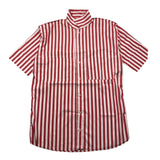 Numbers Camicia Mezza Manica Fantasia A Righe Bianco/Rosso Per Bambino