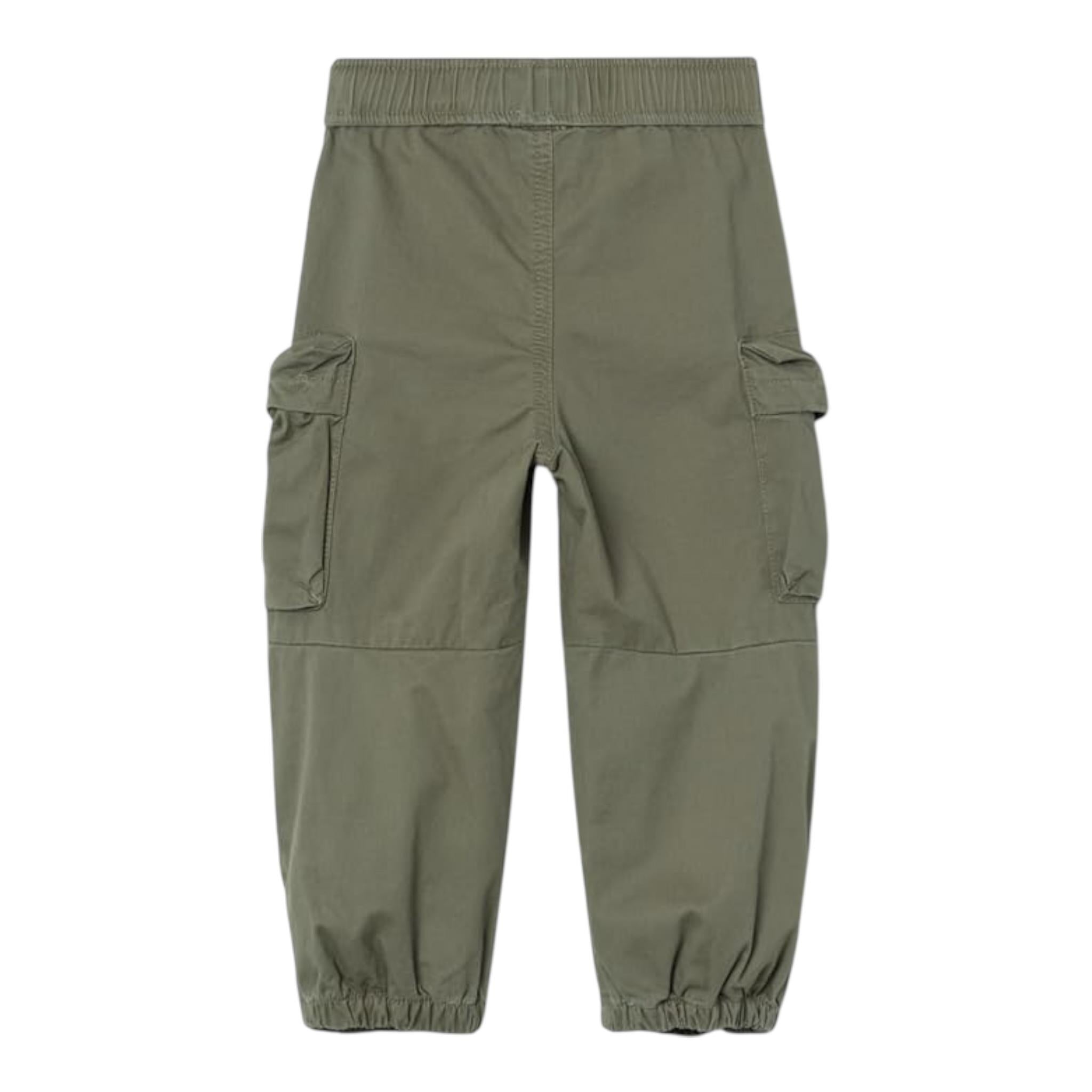 Name It Pantalone tinta unita con Elastico In Vita Verde per Bambino 13224967 VERDE NAME IT 