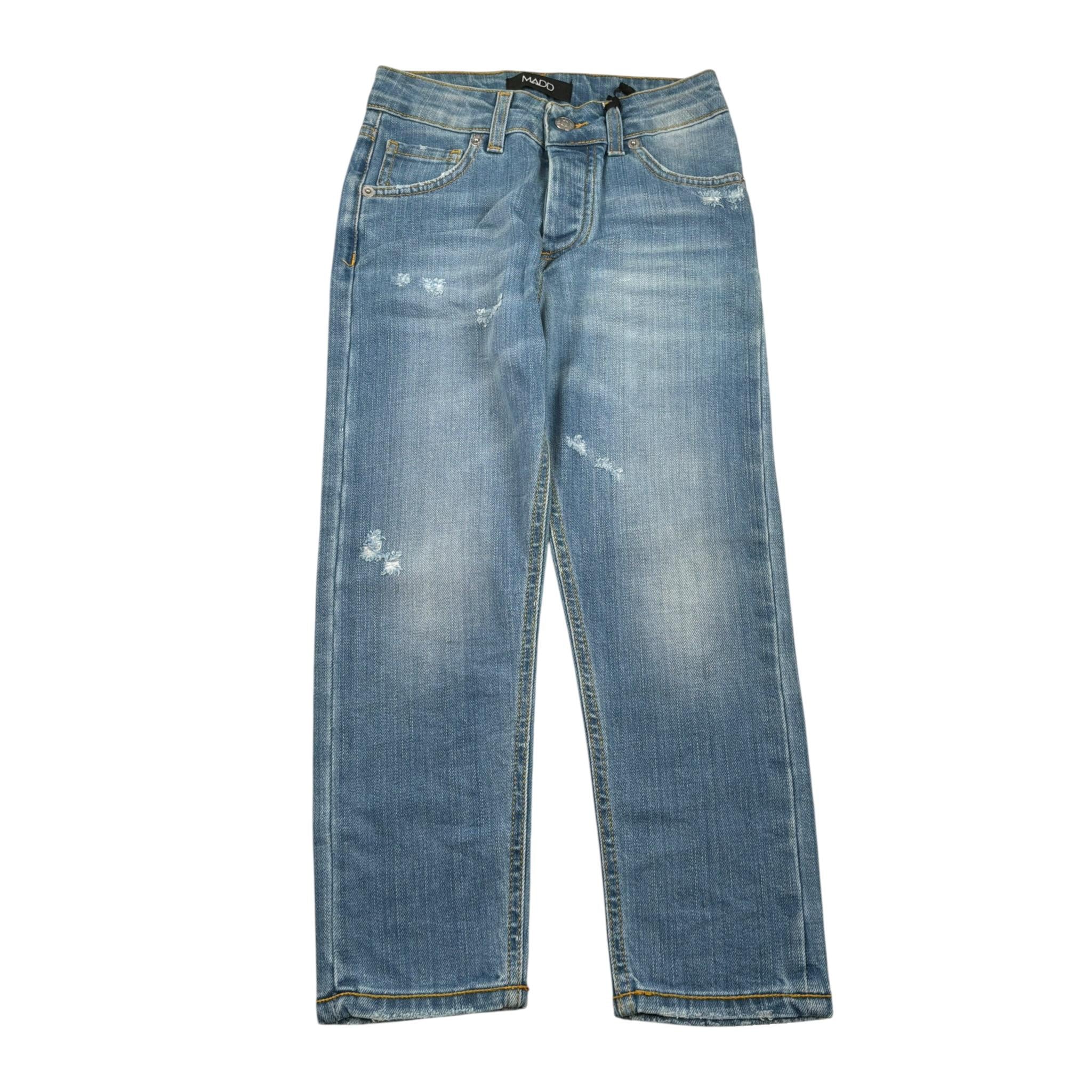 Madd Jeans Inta Unita 5 Tasche Azzurro per Bambino MAB2010 AZZURRO MADD 