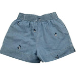 Saint Barth Short In Denim Tinta Unita con Elastico In Vita per Bambina CHAMBRAY AZZURRO SAINT BARTH 