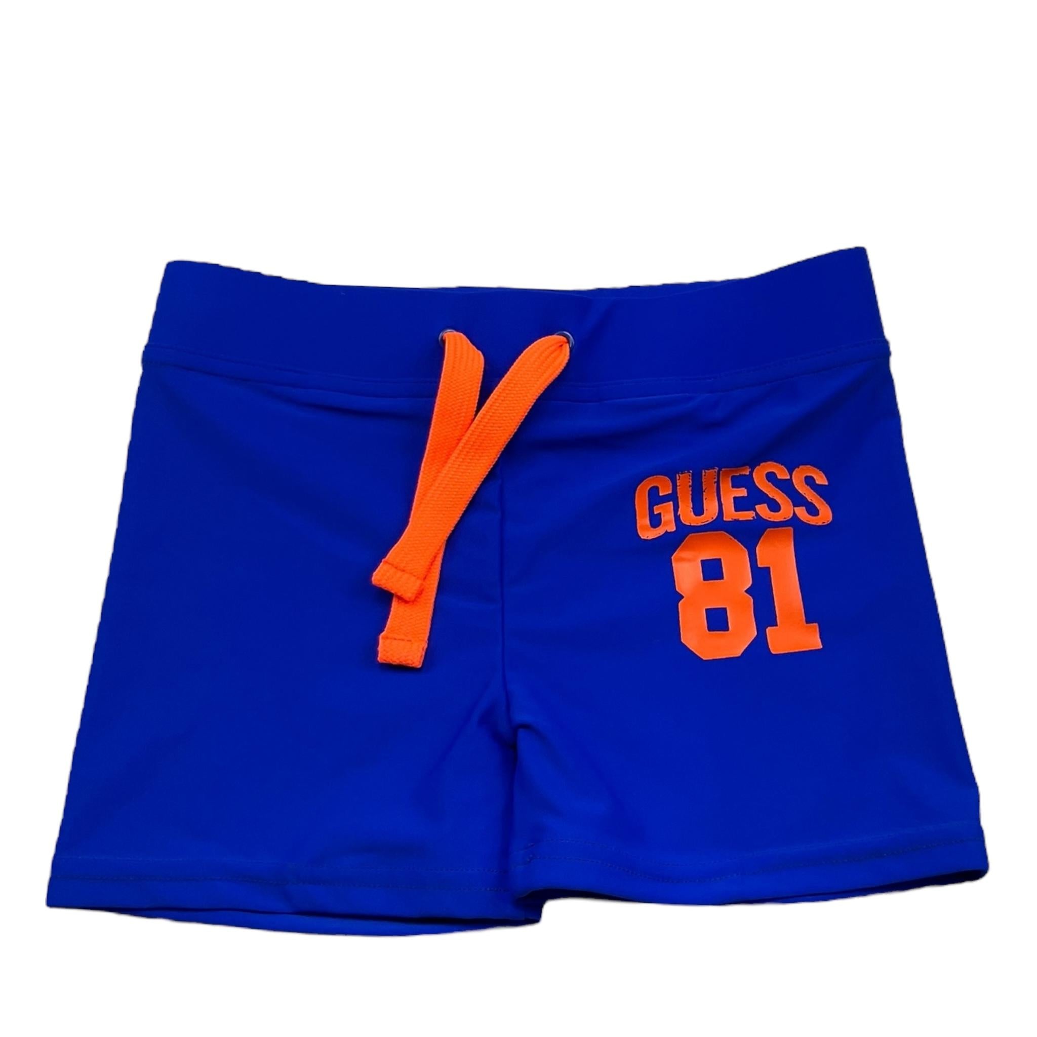Guess Costume Tinta Unita con Stampa per Bambino I5GZ03MC052J COBALTO GUESS 