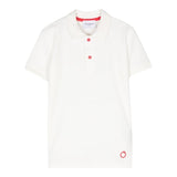 Trussardi Polo Mezza Manica Tinta Unita per Bambino TBP24009PO BIANCO TRUSSARDI 