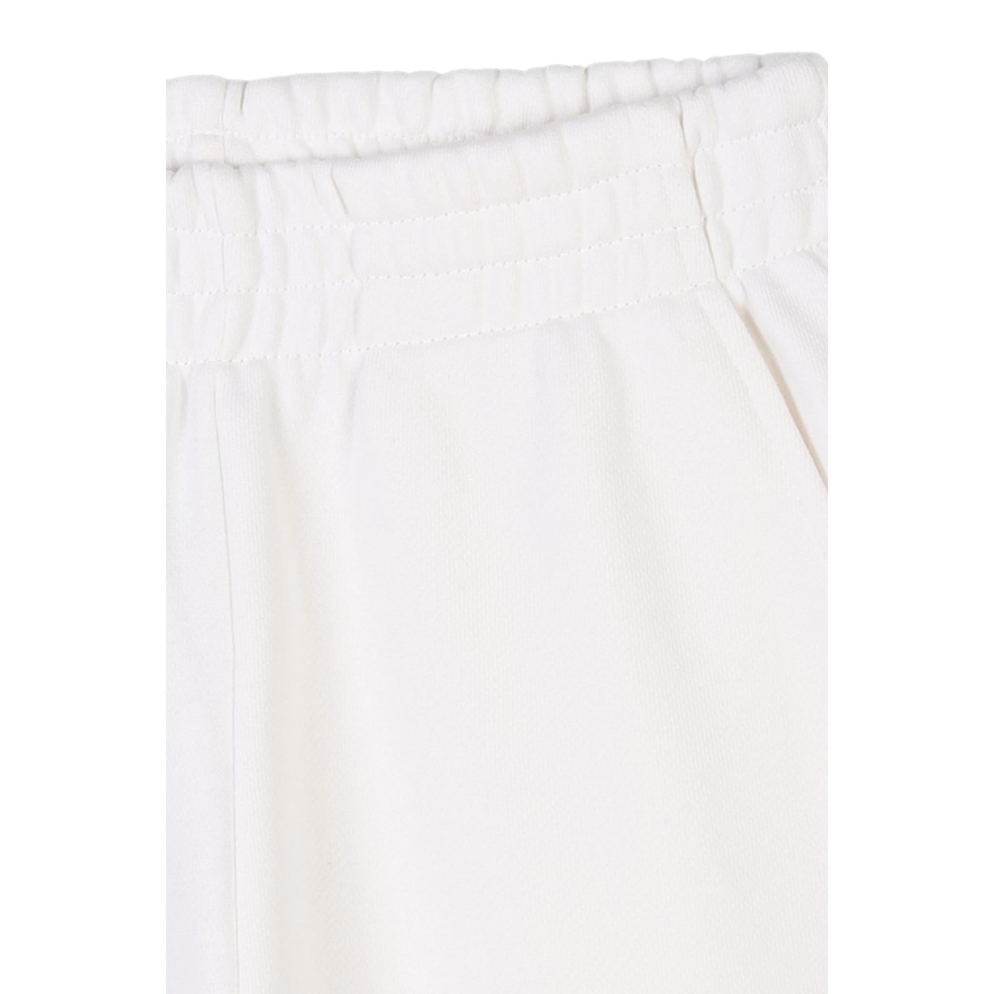 Kenzo Bermuda In Felpa Tinta Unita con Logo per Neonato K60995N PANNA KENZO 