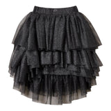 TWINSET gonna tinta unita con tulle Nero per Bambina 242GJ2300 NERO TWINSET 