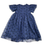 MOSCHINO abito tinta unita logato Blu per Bambina HDV0GW BLU MOSCHINO 