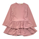 MEILISA BAI abito girocollo tinta unita Rosa per Bambina FL5899 ROSA MEILISA BAI 