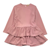 MEILISA BAI abito girocollo tinta unita Rosa per Bambina FL5899 ROSA MEILISA BAI 