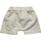 Le Bebe Bermuda Fantasia Quadretti per Neonato LBB5292 GIALLO LE BEBE 