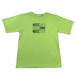 Moschino T-Shirt Girocollo Tinta Unita con Stampa per Bambino H5M05G VERDE MOSCHINO 