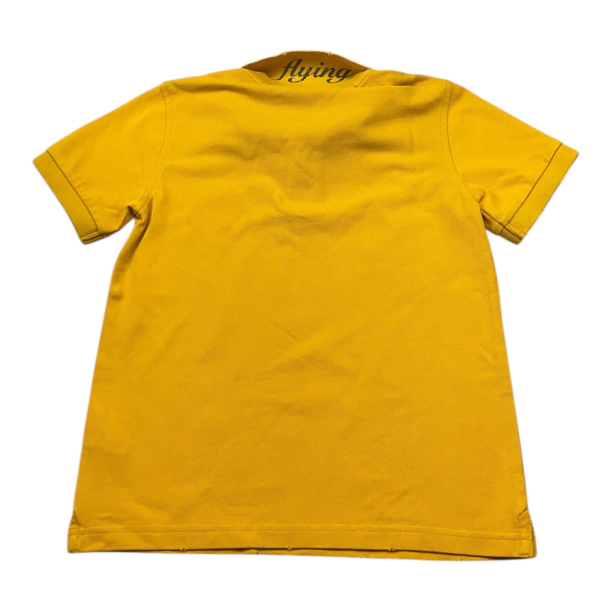 Sun68 Polo Mezza Manica Tinta Unita con Logo per Bambino CPA35301 GIALLO SUN68 