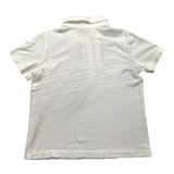 Zhoe & Tobiah Polo Tinta Unita Mezza Manica Bianco Per Neonato