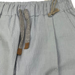 Eleventy Pantalone Tinta Unita con Elastico In Vita per Bambino ES6P20 AZZURRO ELEVENTY 