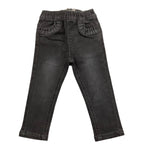 CANADA HOUSE jeans tinta unita con girovita regolabile Nero per Neonata 24463210 NERO CANADA HOUSE 