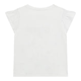 Guess T-Shirt Tinta Unita con Stampa per Bambina K5RI14K6YW4 BIANCO GUESS 
