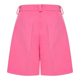 Vicolo Short Tinta Unita Con Girovita Regolabile Rosa Per Bambina
