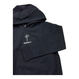 CESARE PACIOTTI felpa chiusa con cappuccio tinta unita con logo Nero per Bambino MFP5301J NERO CESARE PACIOTTI 