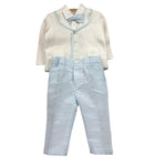 Baby A. Completo 2 Pezzi Pantalone-Giacca-Camicia-Papillions per Neonato A1404 BIANCO BABY A. 