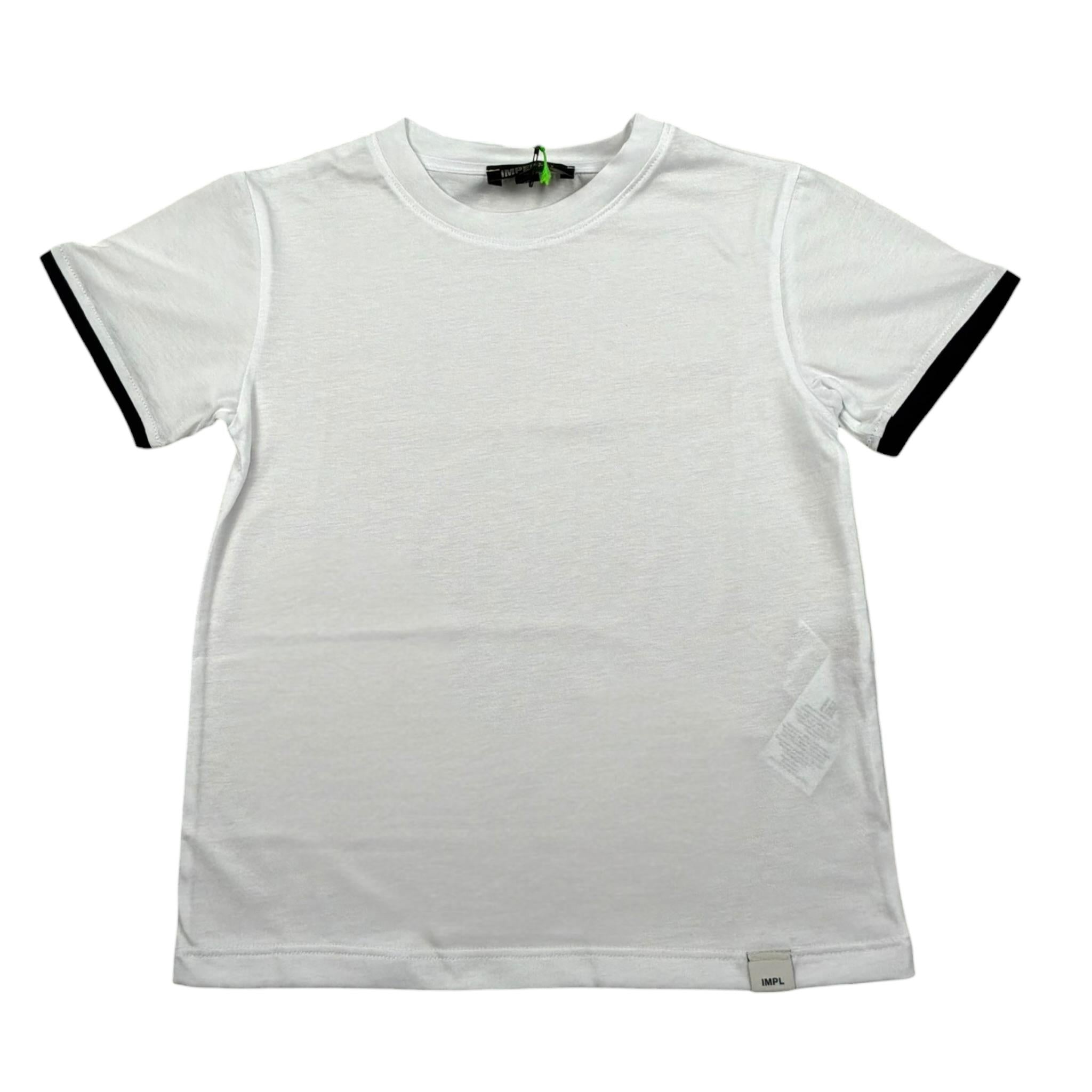 Imperial Kids T-Shirt Girocollo Tinta Unita per Bambino MB64030B75 BIANCO IMPERIAL KIDS 
