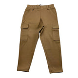 Boss Pantalone Tinta Unita Con Tasconi E Elastico In Vita Cammello Per Bambino